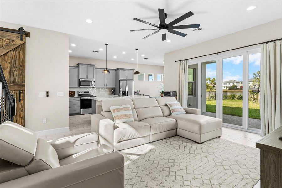 Sunfilled Living Room Area