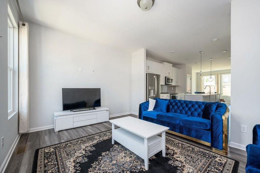 Furnished interior view inside a new home in , Atlanta (Image 9).