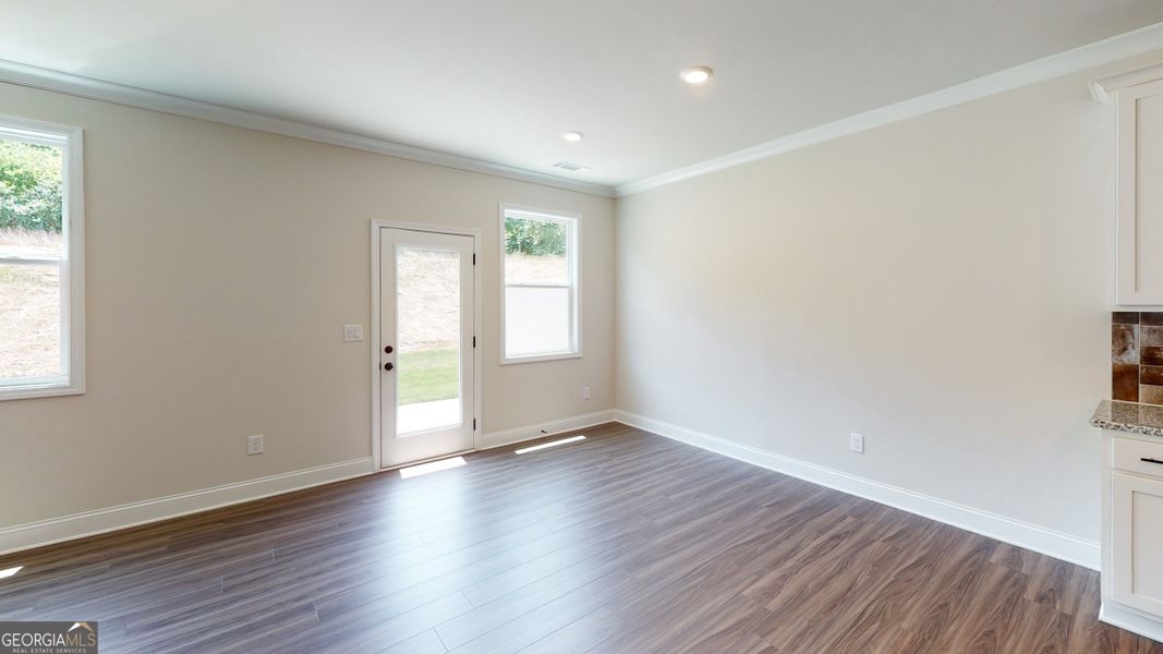 Spacious, unfurnished interior of a new home in The Towns at Auburn Station West, Auburn (Image 15).