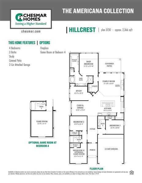 2D floor plan layout of this home in The Trails, New Caney, TX (Image 3). 2D floor plan layout of this home in The Trails, New Caney, TX (Image 3).