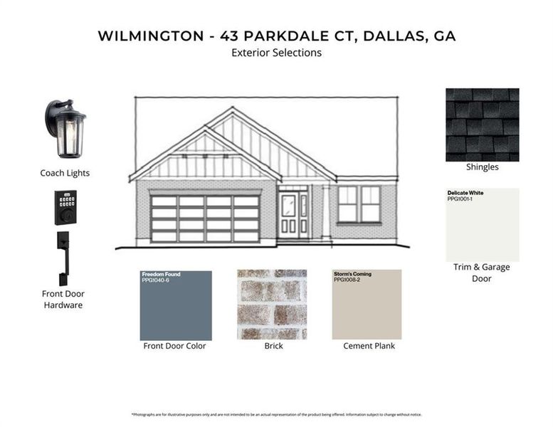 Sample of building materials used in homes in Easton Park, Dallas (Image 4). Sample of building materials used in homes in Easton Park, Dallas (Image 4).