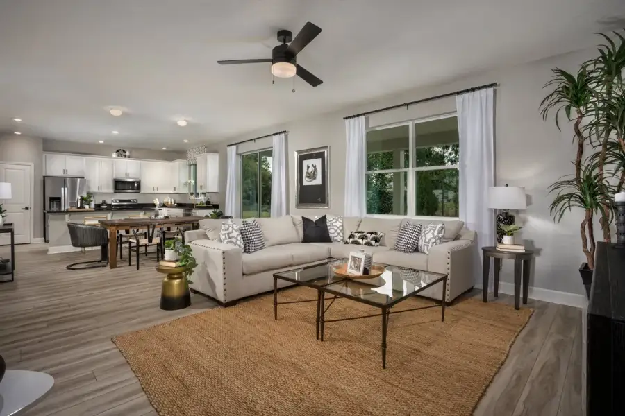 Representative furnished interior of a home built from the 2566 by KB Home in Sheeler Park I, Apopka (Image 3).