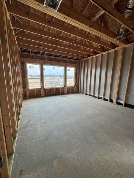 In-progress construction of a new home in Legacy Prairie at Katy Court 60', Katy, TX (Image 9).