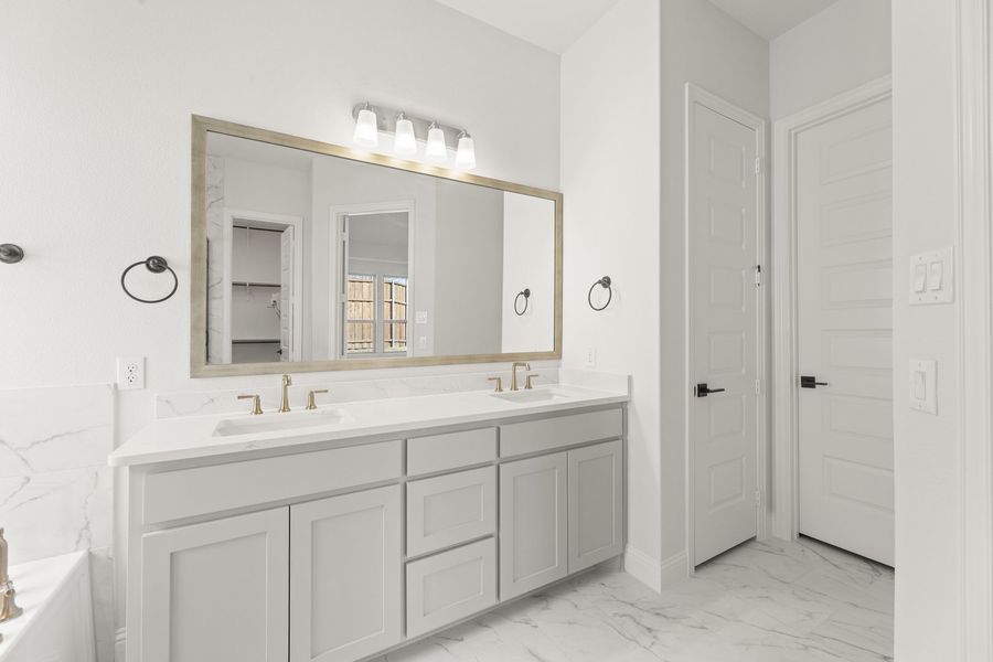 Representative furnished interior of a home built from the Crockett by Windsor Homes in Anna Town Square, Anna (Image 14).