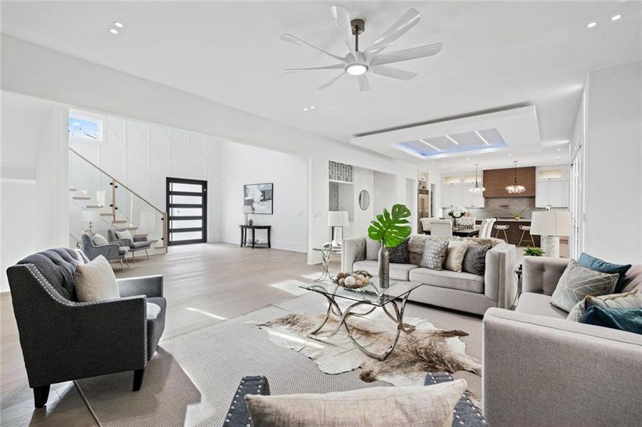 Furnished interior view inside a new home in , Atlanta (Image 6). Furnished interior view inside a new home in , Atlanta (Image 6).