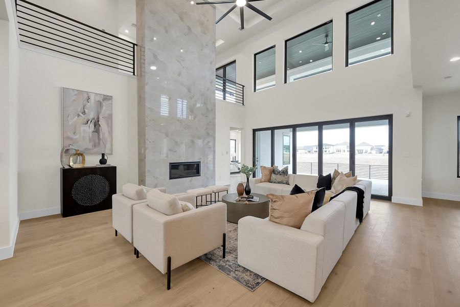 Furnished interior view inside a new home in , Willis (Image 18).