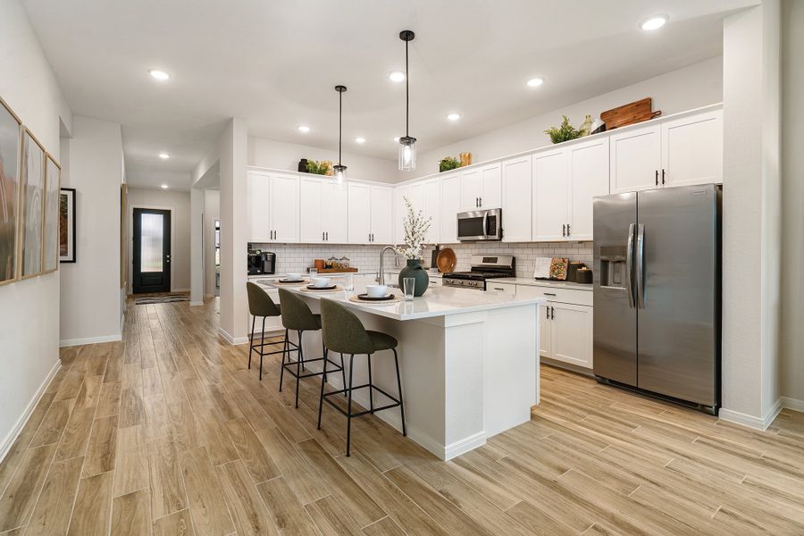 Furnished interior view inside a new home in Audubon 45' Homesites, Magnolia (Image 8).