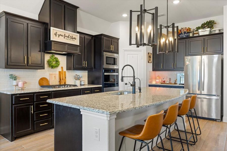 Furnished interior view inside a new home in Abe's Landing, Granbury (Image 9). Furnished interior view inside a new home in Abe's Landing, Granbury (Image 9).