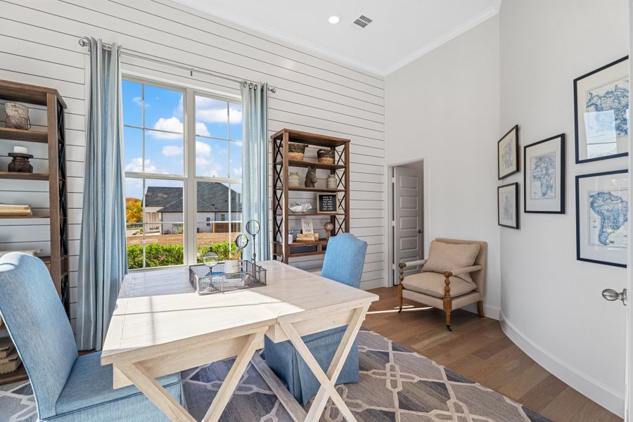 Representative furnished interior of a home built from the Madison by Beazer Homes in Lovers Landing, Forney (Image 11).