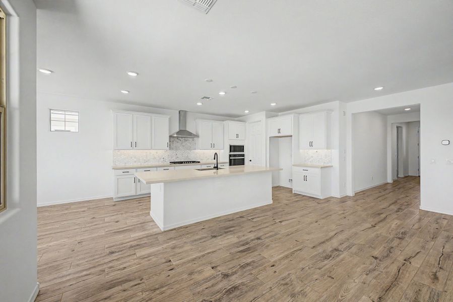 Furnished interior view inside a new home in Las Ventanas - RV Collection, Goodyear (Image 2).