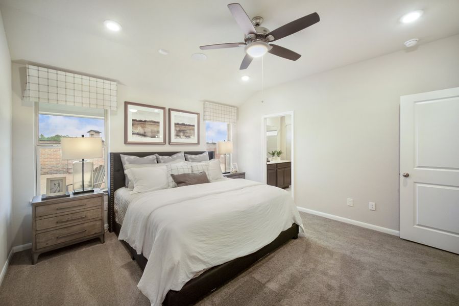 Furnished interior view inside a new home in Montgomery Ridge, Montgomery (Image 9).