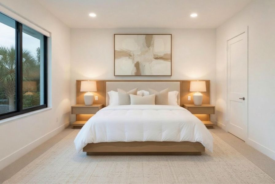 Virtually Staged. Photo has been digitally enhanced with furniture and décor for illustrative purposes only.