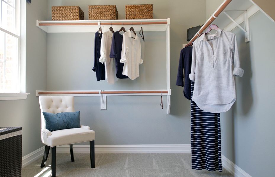 Spacious Walk-in Closets