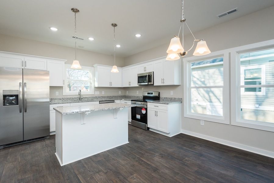 Representative furnished interior of a home built from the Kirksville by Foundation Home Builders LLC in Pinnix Loop, Burlington (Image 4).