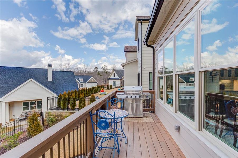 Exterior details and patio area of a home in , Gainesville (Image 24).