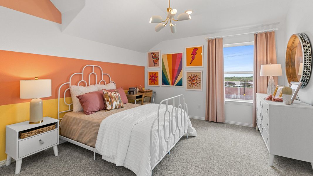 Representative furnished interior of a home built from the Magnolia by DRB Homes in Brookewater, Rosenberg (Image 19).