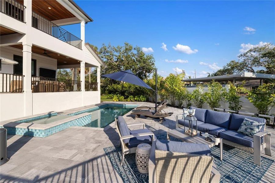 Exterior details and patio area of a home in , Sarasota (Image 40). Exterior details and patio area of a home in , Sarasota (Image 40).