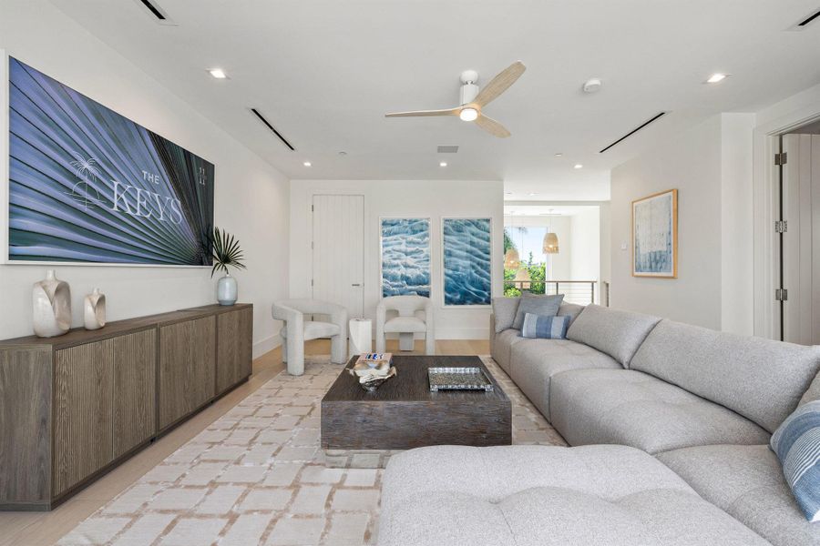 Furnished interior view inside a new home in , Delray Beach (Image 44).