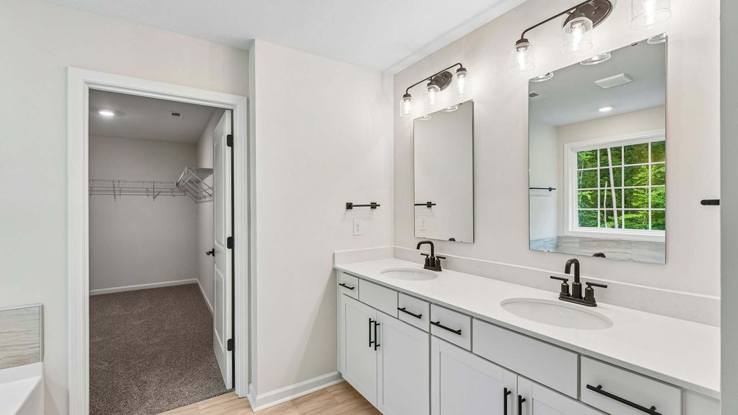 Furnished interior view inside a new home in Sylvan Creek, Denver (Image 9). Furnished interior view inside a new home in Sylvan Creek, Denver (Image 9).