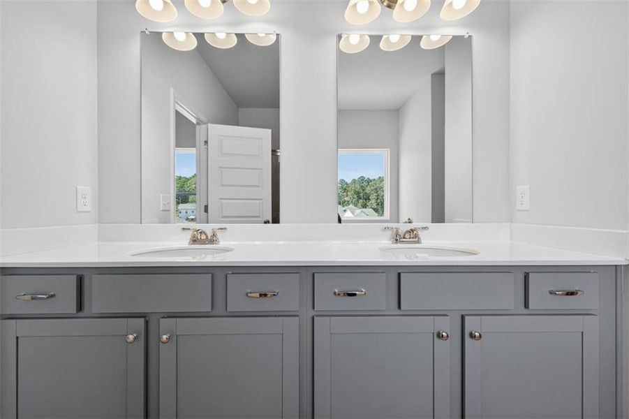 Close-up of interior finishes inside a home in Longbrooke, Rome (Image 18).