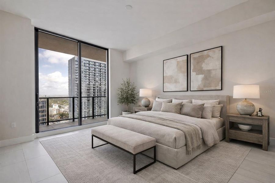 Furnished interior view inside a new home in , St. Petersburg (Image 7).