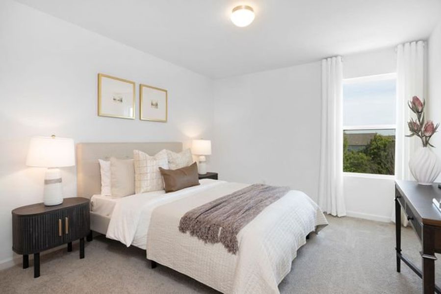 Representative furnished interior of a home built from the TA4000 by True Homes in White Oak Creek Crossing, Angier (Image 12).