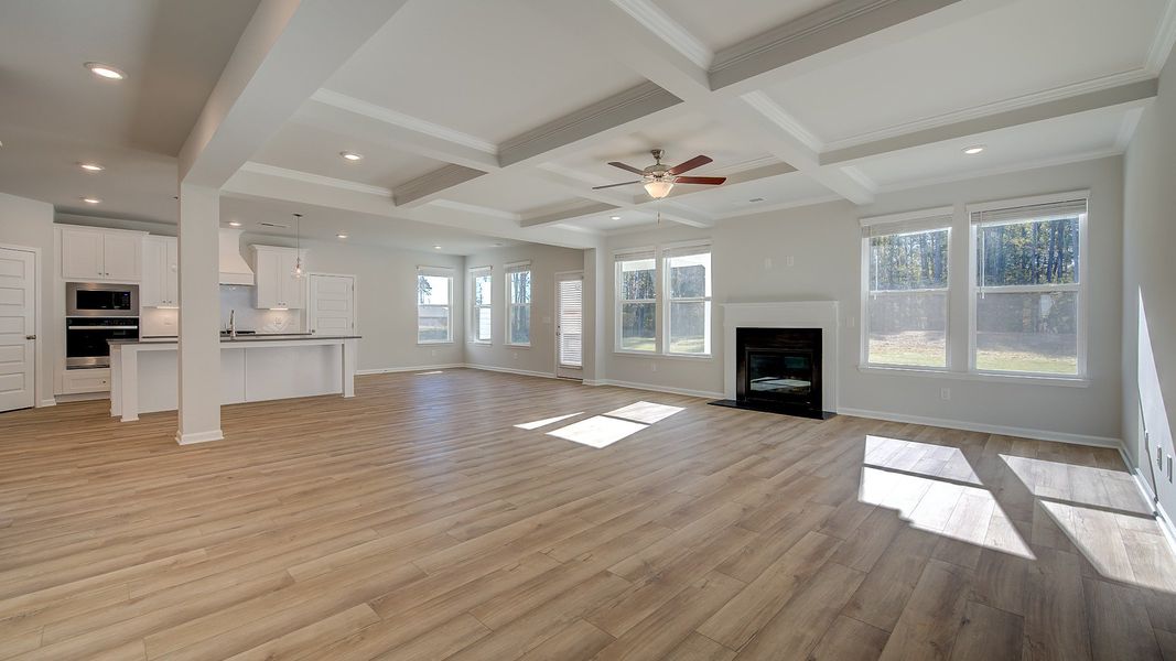 Furnished interior view inside a new home in Riverbend Overlook, Fayetteville (Image 14).
