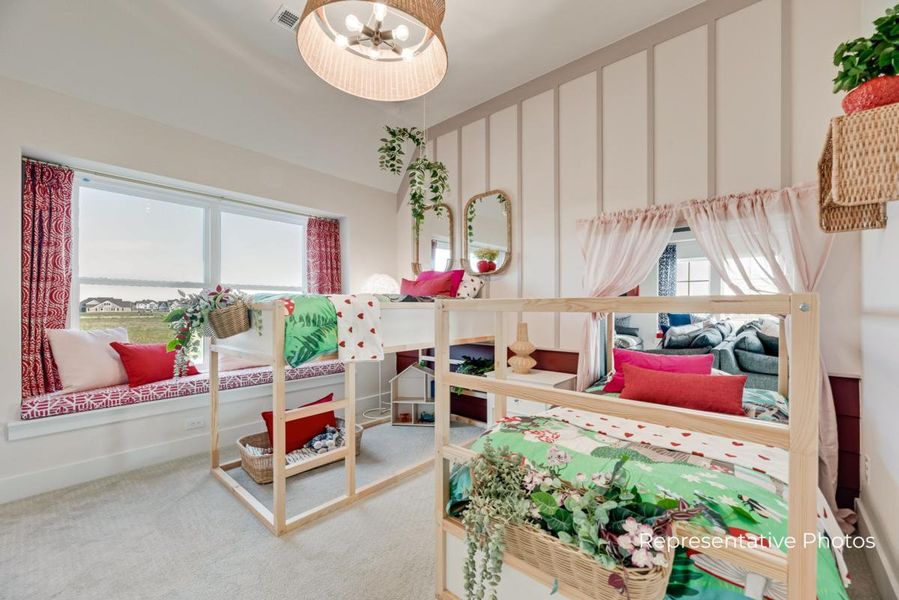 Representative furnished interior of a home built from the Grand Riverside by Grand Homes in Grand Oaks, Celina (Image 18).