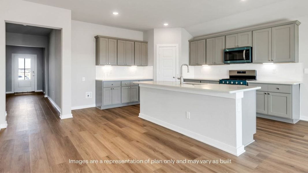 Furnished interior view inside a new home in Overlook West, Wolfforth (Image 6).