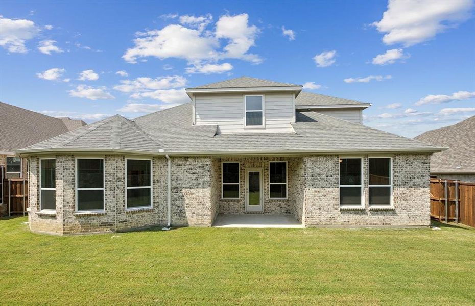 Spacious, fenced-in backyard *real home pictured Spacious, fenced-in backyard *real home pictured