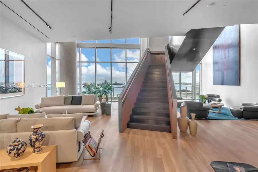 Furnished interior view inside a new home in , Miami (Image 13).