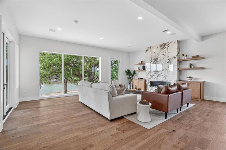 Furnished interior view inside a new home in , Weatherford (Image 13).