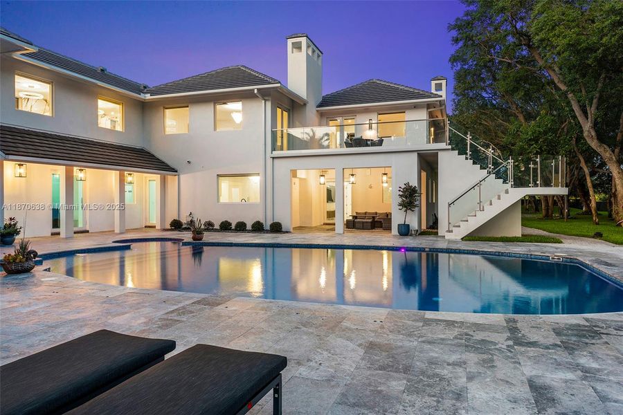 Front exterior of a new home in , Palmetto Bay, FL, highlighting curb appeal (Image 20).