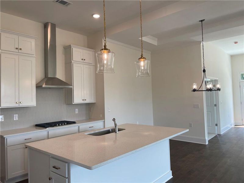 Furnished interior view inside a new home in , Buford (Image 6).