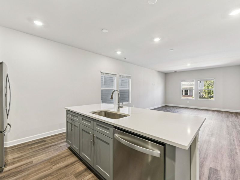 Furnished interior view inside a new home in Crossrail Station, Mooresville (Image 4).