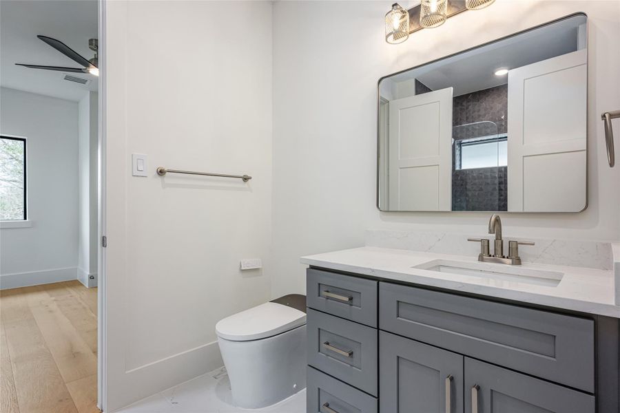 Furnished interior view inside a new home in , Stafford (Image 17).