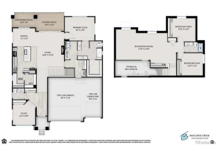 2D floor plan layout of this home in , Fort Collins, CO (Image 2).