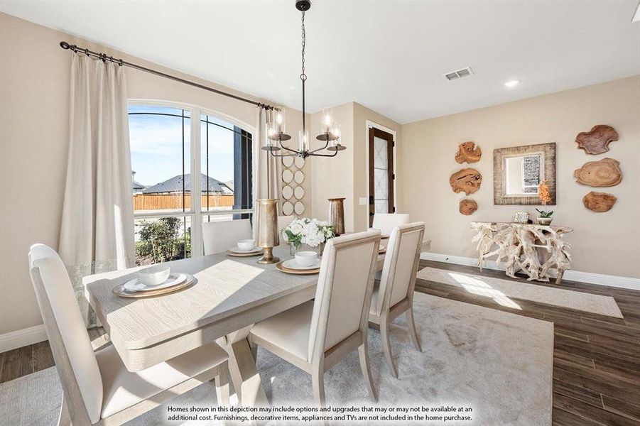 Furnished interior view inside a new home in The Lakes at Parks of Aledo, Aledo (Image 18).