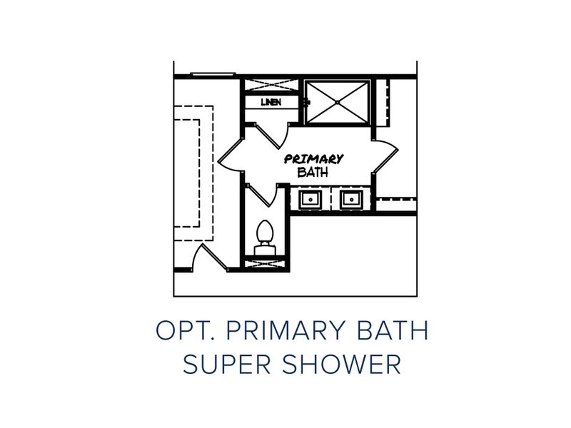 2D floor plan layout for the The Farmington by My Home Communities in Legends at Old Monroe, Monroe, GA (Image 12).