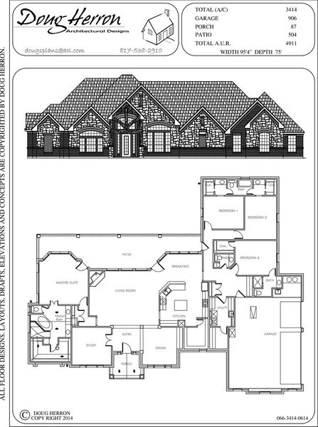 2D floor plan layout for the 066-3414-0614 by Abba River Homes in Stanford Estates, Springtown, TX (Image 3). 2D floor plan layout for the 066-3414-0614 by Abba River Homes in Stanford Estates, Springtown, TX (Image 3).
