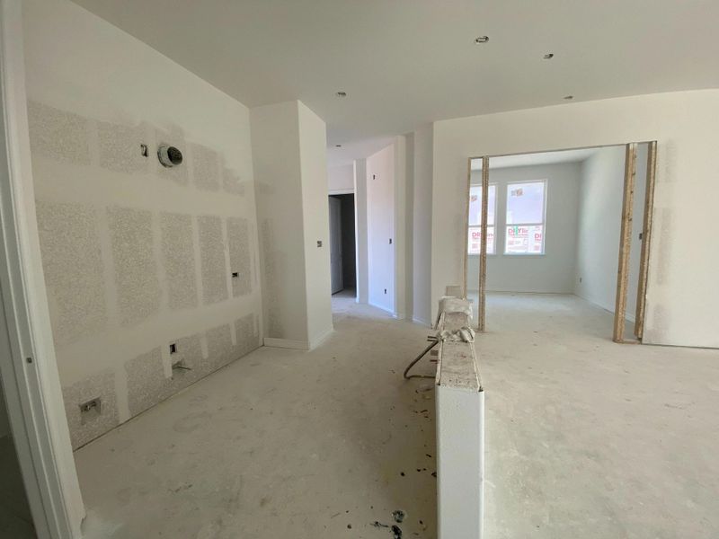 Construction Progress - Kitchen