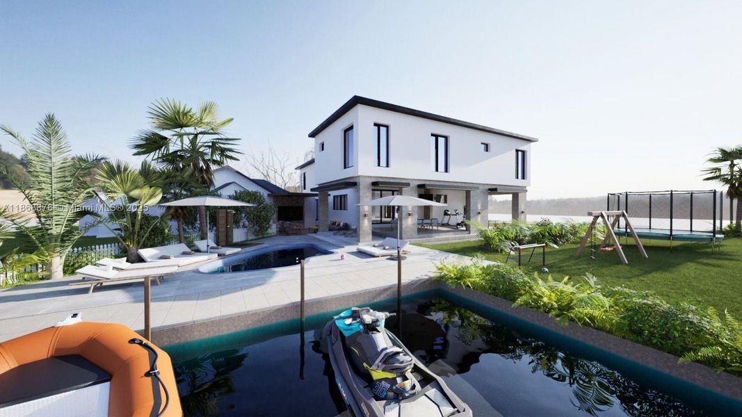 Front exterior of a new home in , Key Colony Beach, FL, highlighting curb appeal (Image 4). Front exterior of a new home in , Key Colony Beach, FL, highlighting curb appeal (Image 4).