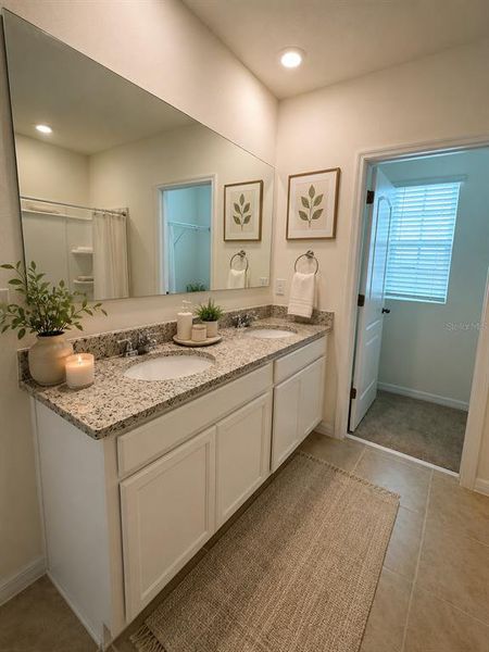 Furnished interior view inside a new home in , Harmony (Image 15).