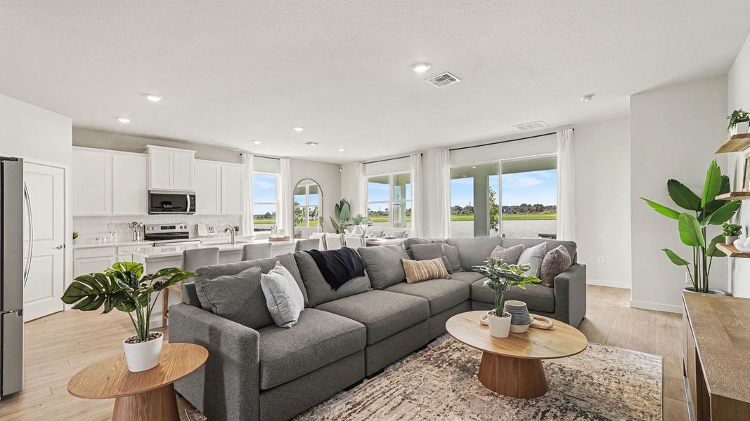 Representative furnished interior of a home built from the Delray by D.R. Horton in Cypress Bay West, Palm Bay (Image 13). Representative furnished interior of a home built from the Delray by D.R. Horton in Cypress Bay West, Palm Bay (Image 13).