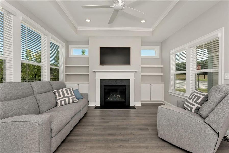 Furnished interior view inside a new home in , Dacula (Image 16). Furnished interior view inside a new home in , Dacula (Image 16).