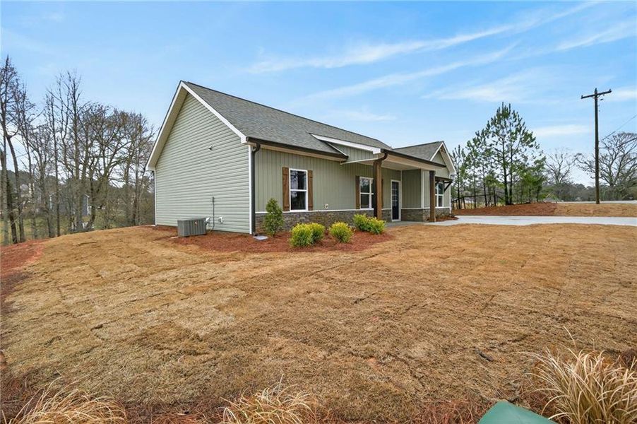 Exterior details and patio area of a home in , Douglasville (Image 23).