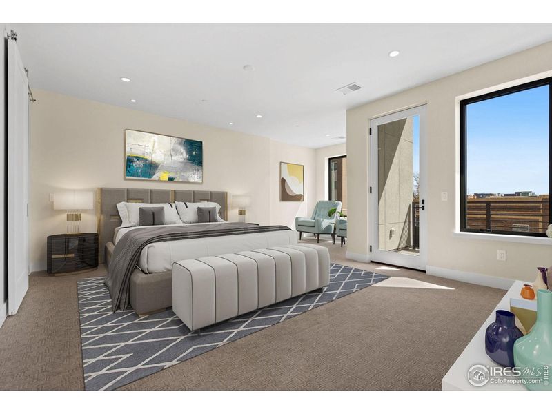 Furnished interior view inside a new home in , Loveland (Image 11).