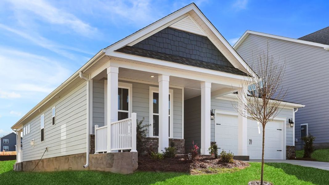 Exterior details and patio area of a home in Harrison Valley, Simpsonville (Image 3).