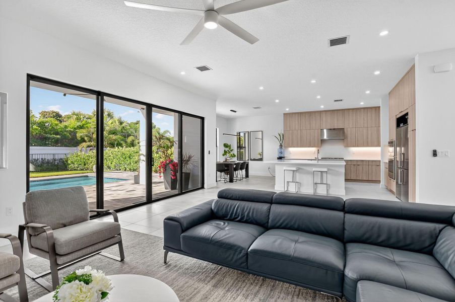 Furnished interior view inside a new home in , Boca Raton (Image 2). Furnished interior view inside a new home in , Boca Raton (Image 2).
