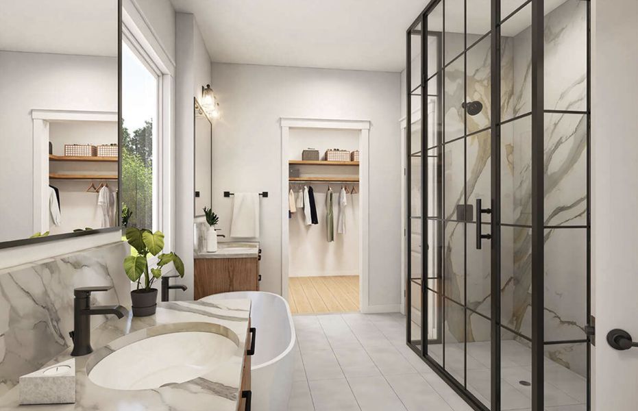 Furnished interior view inside a new home in Parallel Pastures, Poolville (Image 12). Furnished interior view inside a new home in Parallel Pastures, Poolville (Image 12).